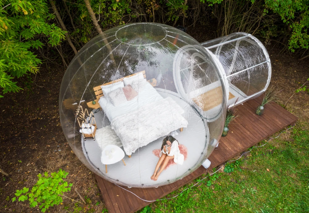 bubble crystal tent